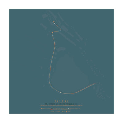 ROLF SØRENSEN, 1996-Cykling-Tour de France-50x50-Oak Nature-THE PLAY®