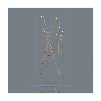 PETER GADE, 2011 (LIMITED EDITION)-Badminton-VM-50x50-Oak Nature-THE PLAY®