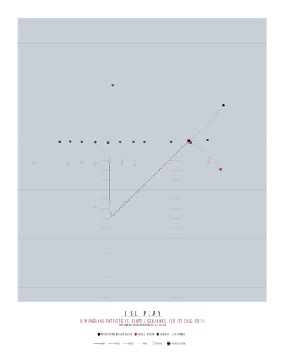 MALCOLM BUTLER, 2015-Amerikansk Fodbold-New England Patriots-40x50-Oak Nature-THE PLAY®