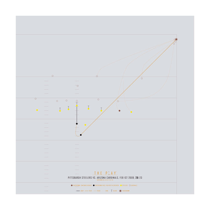 SANTONIO HOLMES, 2009-Amerikansk Fodbold-Pittsburgh Steelers-50x50-Oak Nature-THE PLAY®
