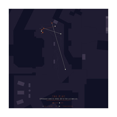 NICOODOZ, 2021-E-sport-Copenhagen Flames-50x50-Oak Nature-THE PLAY®
