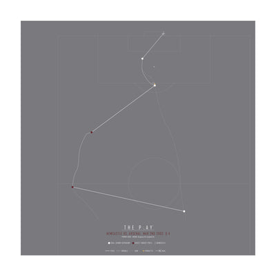 DENNIS BERGKAMP, 2002-Fodbold-Arsenal-50x50-Oak Nature-THE PLAY®