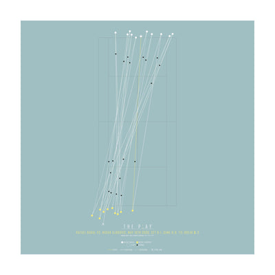 RAFAEL NADAL, 2009-Tennis-Madrid Open-50x50-Oak Nature-THE PLAY®