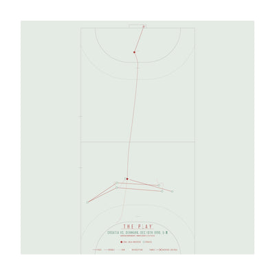 ANJA ANDERSEN, 1996-Håndbold-Danmark-50x50-Oak Nature-THE PLAY®