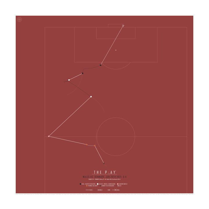 KASPER DOLBERG, 2021-Fodbold-Danmark-50x50-Oak Nature-THE PLAY®